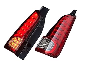LEDテールライト クリア/レッド 2個セット Amazon | クリアワールド(ClearWorld)チューブデュアルLED